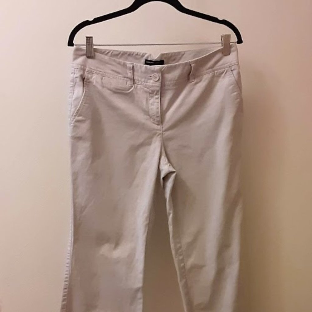 NEW YORK COMPANY LIGHT BEIGE/TAN/KHAKI CASUAL PANTS - SIZE 8 AVERAGE